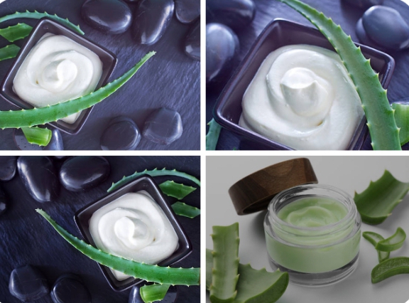 Crema casera de aloe